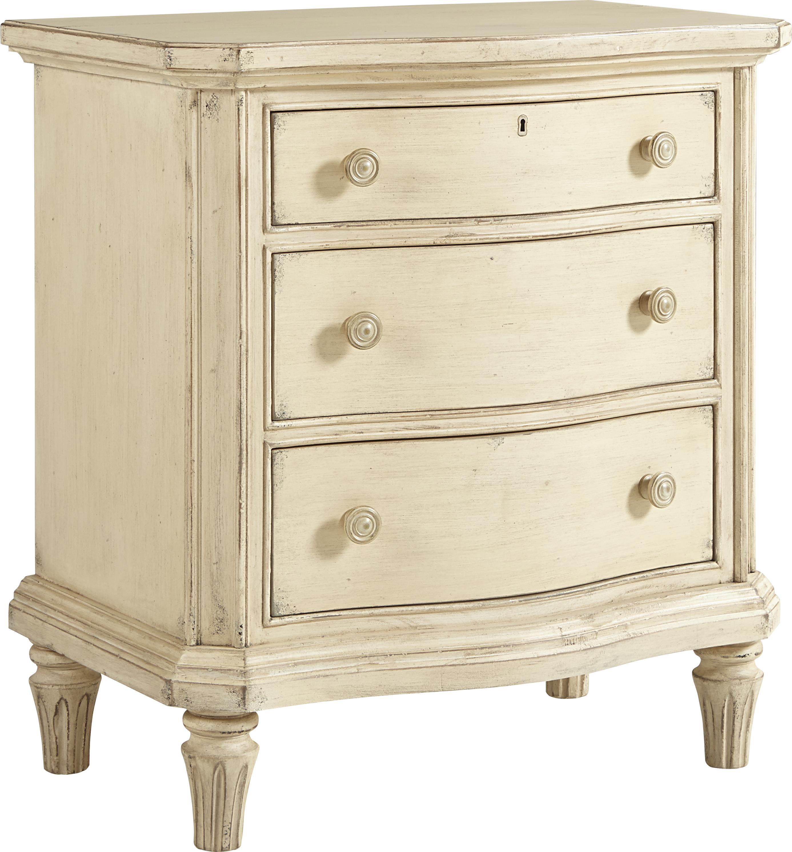 Stanley Furniture European Cottage 0072380 Three Drawer Night Stand